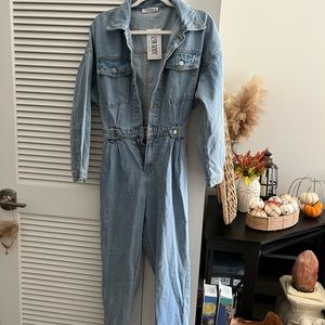 12th Tribe Hendrix Denim Jumpsuit M/L NWT